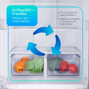 Geladeira Refrigerador Hq Frostfree Multidoor 426l Hq426mdff Inox - Imagem 5