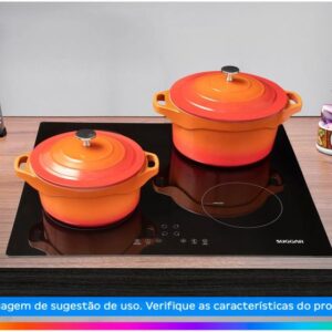 Fogão de Mesa Cooktop de Indução 4 Zonas de Aquecimento Suggar - Imagem 3