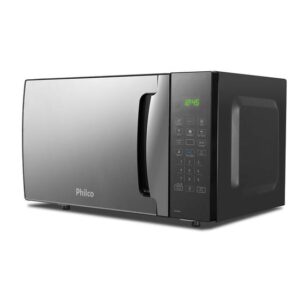 Microondas Philco PMO30EP 28 Litros Preto Com Porta Espelhada 1400w - Imagem 4