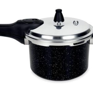 Panela de Pressão Brinox 4,2L Preta Fechamento Externo Ceramic Life Pressure - Imagem 1