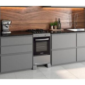 Fogão Suggar Neo Glass 4 Bocas Inox FGVNG410 Bivolt - Imagem 5