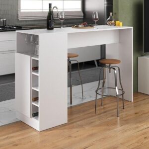 Bancada Balcão Mesa de Cozinha com Adega e 1 Porta Multimóveis MP2144 - Imagem 1