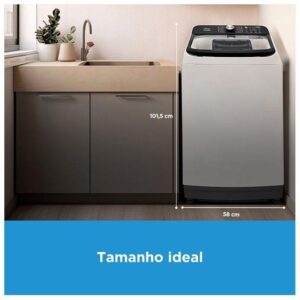 Lavadora de Roupas Midea 13kg Cesto Inox 13 Programas de Lavagem Branca Wave Agitator - Imagem 4