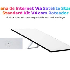 Antena de Internet Starlink Via Satélite Standard Kit V4 com Roteador - Original - Imagem 4
