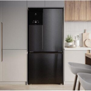 Geladeira/Refrigerador Electrolux Multidoor Efficient com AutoSense e Inverter 590L Black Inox Look IM8B - Imagem 4
