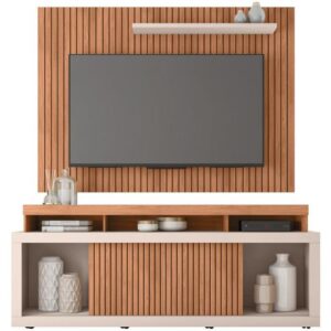 Rack para TV até 70" com Painel 2 Portas Caemmun Aegon - Imagem 4
