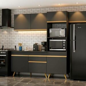 Armário de Cozinha Compacta 4 peças ML3868 Veneza Multimóveis - Imagem 2