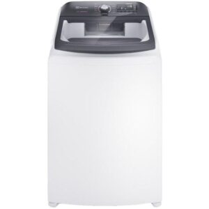 Lavadora de Roupas Electrolux 15kg Cesto Inox 11 Programas de Lavagem Branco Premium Care Jet&Clean e Time Control LEC15 - Imagem 1