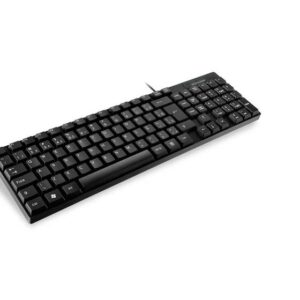 Kit Teclado E Mouse Usb Com Fio Basico Preto Multilaser Slim - Imagem 3