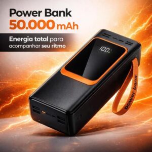 Power Bank 50.000mAh Turbo 22,5W Carga Rápida Carregador Portátil Universal - PowerBank - Imagem 2