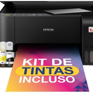 Impressora Multifuncional Epson Ecotank L3250 Tanque de Tinta Colorida USB Wi-Fi - Imagem 1