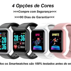Relógio Smart Watch Digital D20 Masculino / Feminino + Fone Bluetooth Sem Fio - 01Smart - Imagem 4