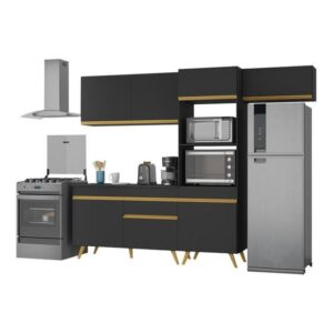 Armário de Cozinha Compacta 4 peças ML3868 Veneza Multimóveis - Imagem 3