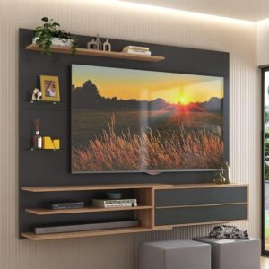 Painel Linea para TV até 65 Polegadas 1 Porta e Prateleiras Multimóveis MP1064 - Imagem 1