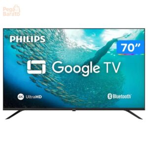 Smart TV 70" Philips 4K UHD DLED 70PUG7019/78 Google TV Quad Core Google Assistente 3 HDMI - Imagem 1