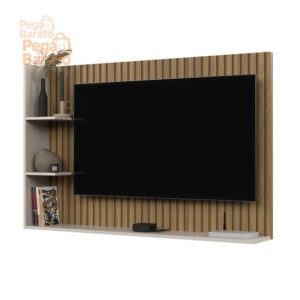 Painel Suspenso Nairóbi Prateleira Superior Nicho Tv até 50 Polegadas Sala Estar Quarto Berlim - Lojas Comprou Chegou - Imagem 1