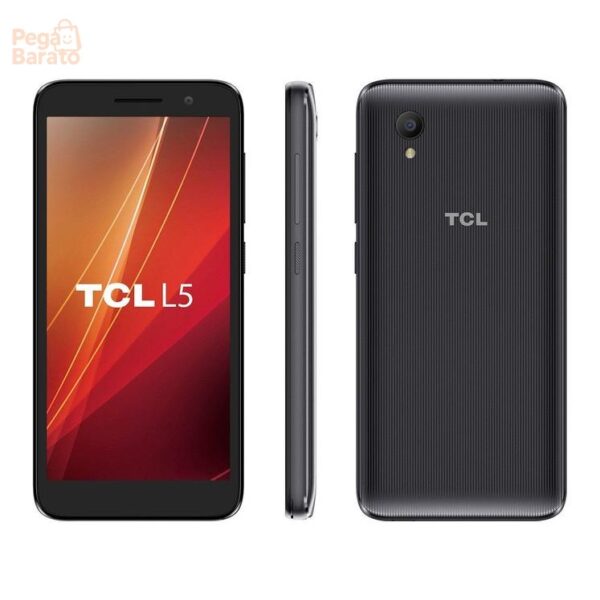 Smartphone TCL L5 16GB Preto 4G Quad-Core 1GB RAM Tela 5” Câm. 8MP + Selfie 5M