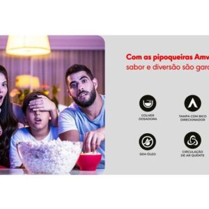 Pipoqueira Elétrica Amvox APC 027 1200W - Imagem 3