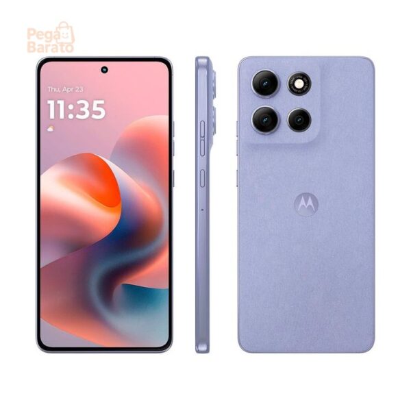 Smartphone Motorola Moto g86 512GB 5G 12GB+12GB RAM Boost Inteligente Lilás 6,7" Câm. Dupla + Selfie 32MP