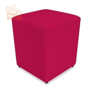 Puff Material Sintético Pink - Loja dos puff - Imagem 1
