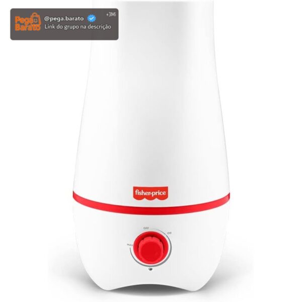 Umidificador de Ar Ultrassônico Fisher Price, 2,2L, Automático | Bivolt, HC055