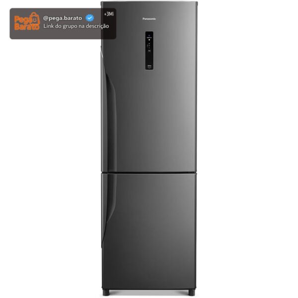 GELADEIRA PANASONIC BB41 TITÂNIO 397L 60CM 220 V