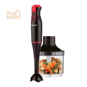Mixer Amvox APR 400 400W 2 Velocidades 2 em 1 110V Preto/Vermelho - Imagem 1