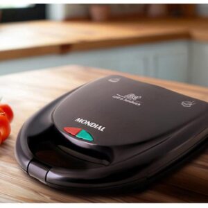 Sanduicheira Mondial Fast Grill & Sandwich S-12 Preta 750W Antiaderente - Imagem 3