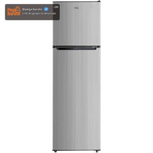 Geladeira Refrigerador HQ Defrost 290 Litros Preto/Cinza HQ-290RDF 220V - Imagem 1