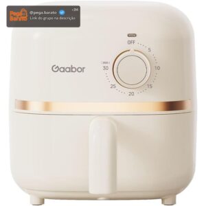 Mini Air Fryer Fritadeira Elétrica Sem Óleo 1.4L Individual 900w 220V - Gaabor - Imagem 1