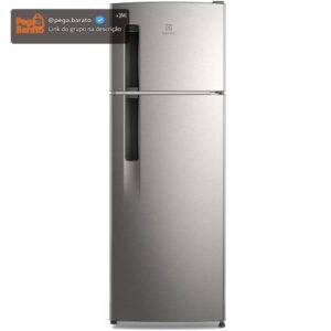 Electrolux Geladeira Electrolux Frost Free 320L Duplex Inox Look (TF38S) 127V - Imagem 1