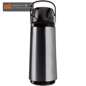 Garrafa Térmica Air Pot Invicta Inox, 1.0L - Imagem 1