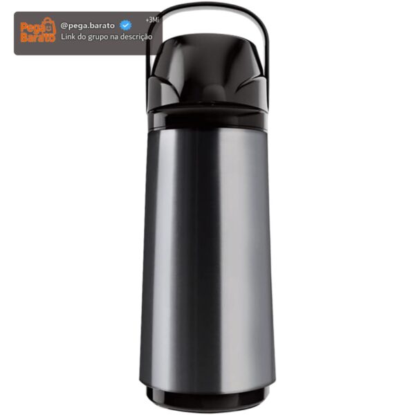 Garrafa Térmica Air Pot Invicta Inox, 1.0L
