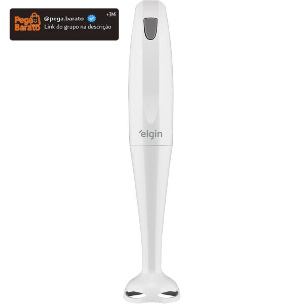 Mixer de Mão 200W Elgin Compacto e Leve, ergonômico e fácil de limpar Branco 110v