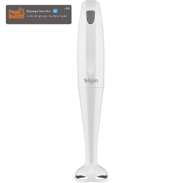 Mixer de Mão 200W Elgin Compacto e Leve, ergonômico e fácil de limpar Branco 110v