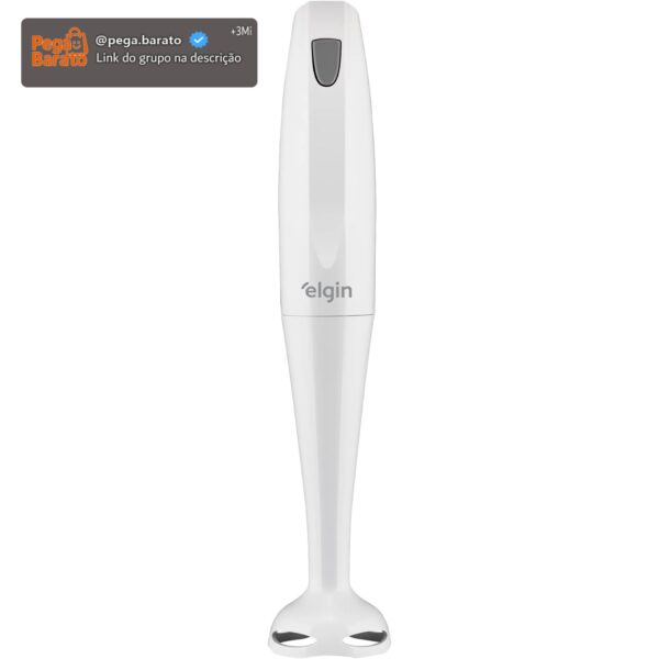 Mixer de Mão 200W Elgin Compacto e Leve, ergonômico e fácil de limpar Branco 220v