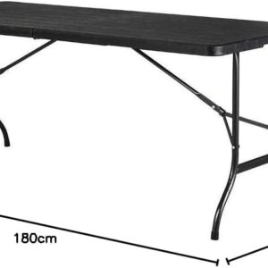 Mesa Dobrável Para Churrasco Maxchief 1,80 Mts C/alça Preto - Imagem 3