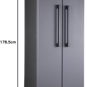 Geladeira Refrigerador HQ Frost Free Side By Side 460 Litros Cinza HQ-460SBSFF (220V) - Imagem 2
