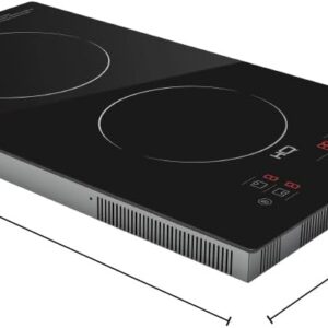 Cooktop De Indução Embutir HQ 2 Bocas Painel Touch 3500W Preto HQ-IDE3502 220V - Imagem 2