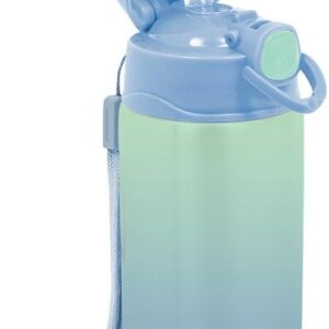 Copo Térmico Buba Parede Dupla, Azul | Com Canudo - Imagem 3