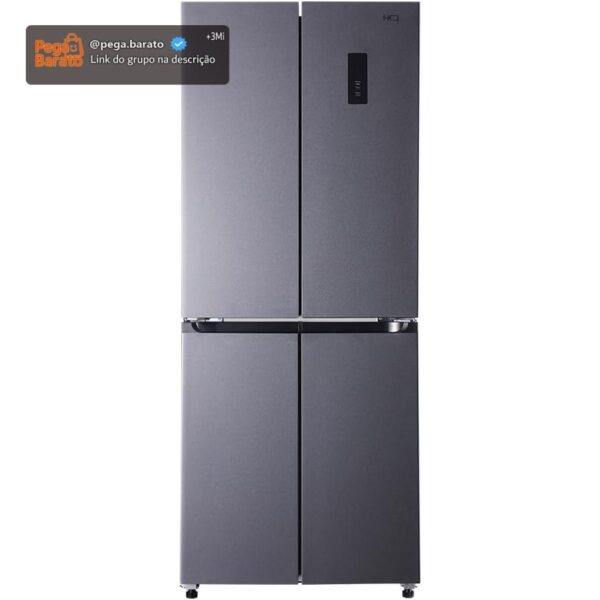 Geladeira Refrigerador HQ Frost Free Multidoor 426 Litros Prata HQ-426MDFF (220V)