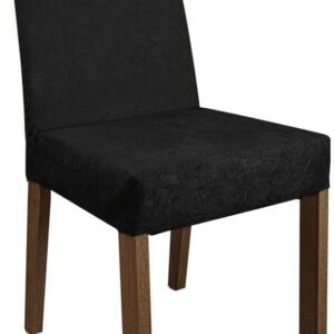 Conjunto Sala de Jantar Mesa Tampo de Vidro 4 Cadeiras Rustic/preto/oxford Zion Madesa - Imagem 5