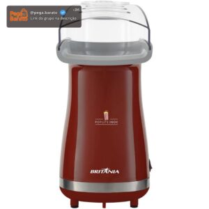 Pipoqueira, Poplite inox Bpi01vi, Vermelho, 220V, Britânia - Imagem 1