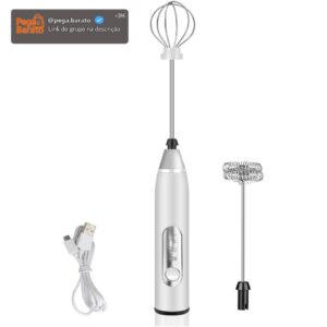 Misturador Bebidas Ovos Mini Mixer Fuê Forte Portátil Elétrico Recarregável - Imagem 1