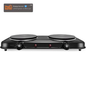 Cooktop Elgin Double Cook 2 Bocas | Fogão Elétrico, Portátil, 220V - Imagem 1