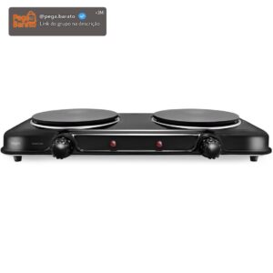 Fogão Elétrico Portátil Cooktop Elgin Double Cook 2 Bocas - 110V - Imagem 1