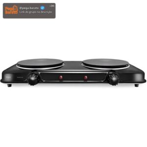 Fogão Elétrico Portátil Cooktop Elgin Double Cook 2 Bocas - 220V - Imagem 1