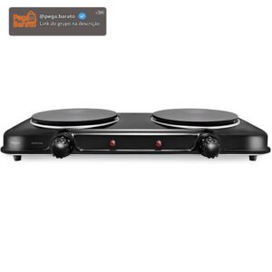 Fogão Elétrico Portátil Cooktop Elgin Double Cook 2 Bocas - 220V - Imagem 1