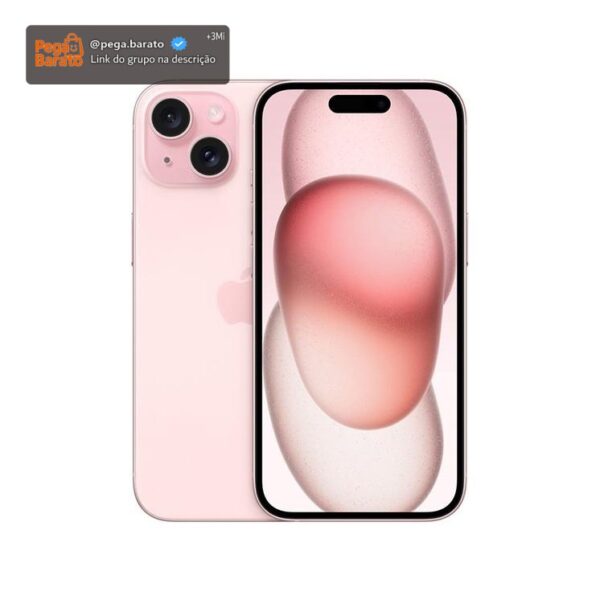 Apple iPhone 15 128GB Rosa 6,1" 48MP iOS 5G