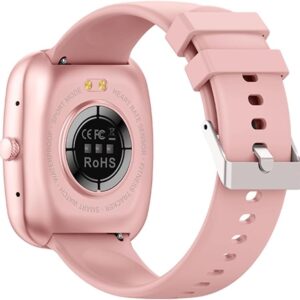 Smartwatch HZ-139 1.83", Rosa | com Chamadas Bluetooth, Notificações, Esportes, Tela Full Touch, à Prova d'Água, Android e iOS - Imagem 3